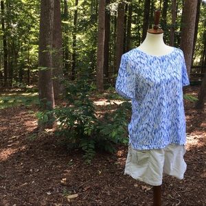 Christopher & Banks Abstract Print T-shirt